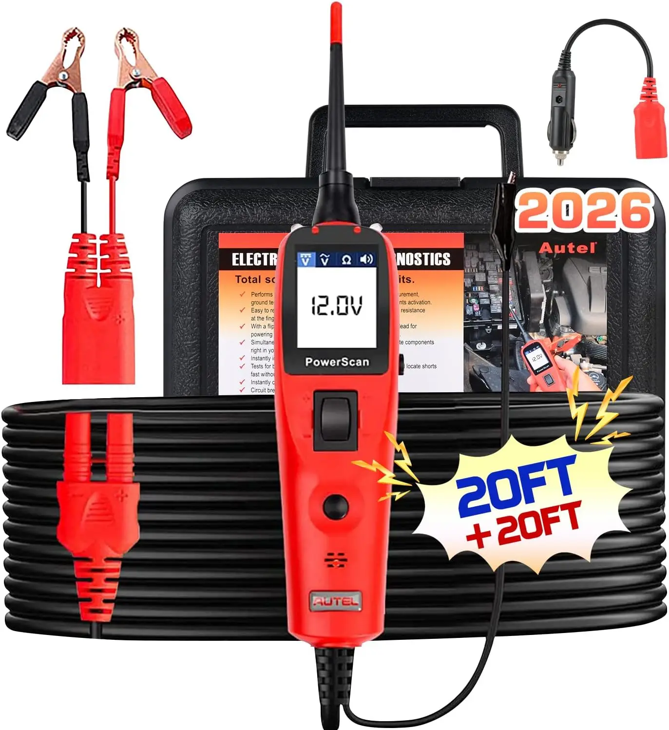 Circuit Breaker Finder - Testeur de circuit automobile PowerScan, outil