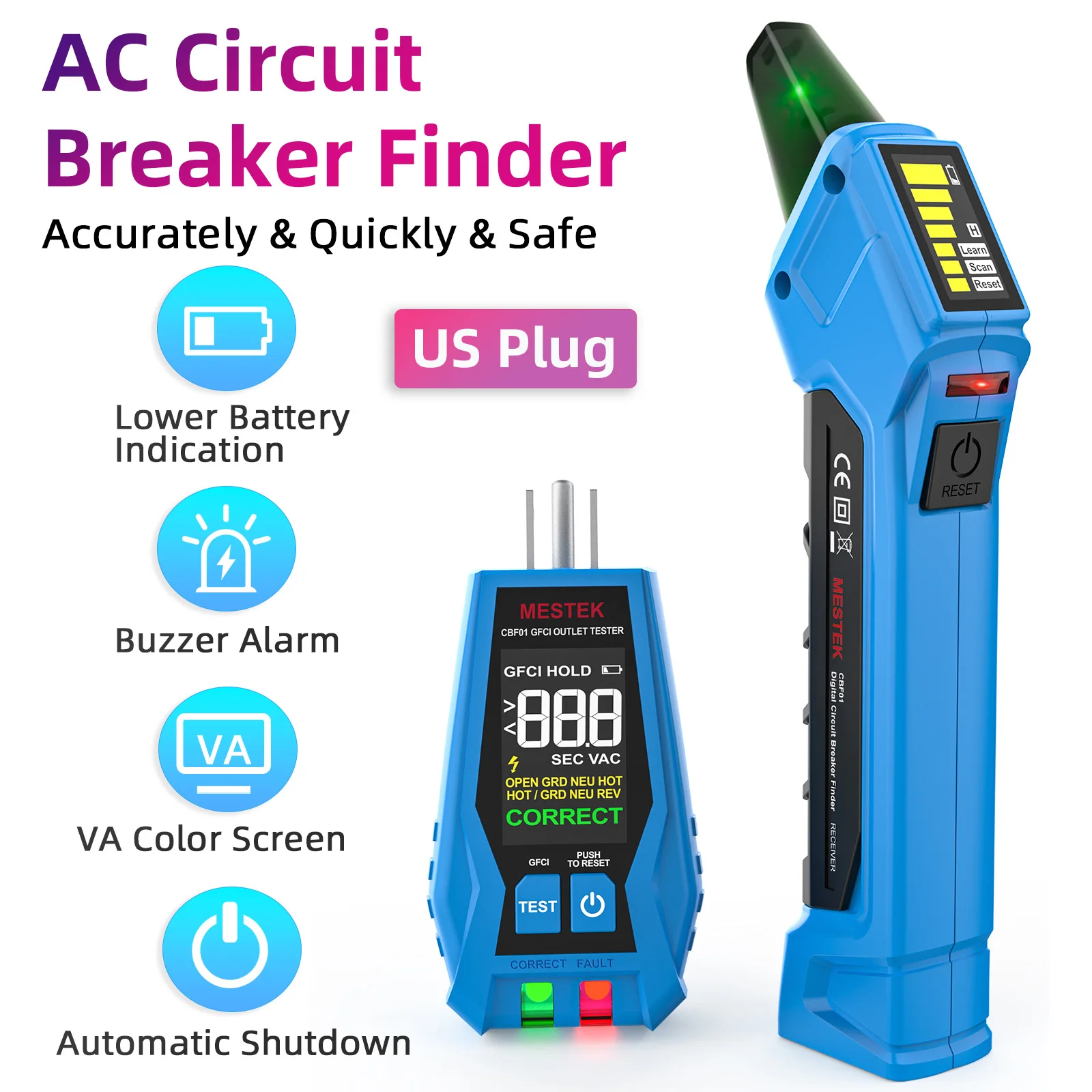 Circuit Breaker Finder - Détecteur de disjoncteurs et testeur de