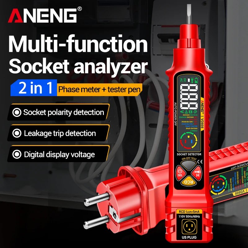 Circuit Breaker Finder - Testeur de circuit électrique ANENG VD808,