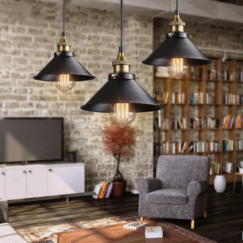 Home Improvement Years - Lampe LED Suspendue Rétro Américaine en