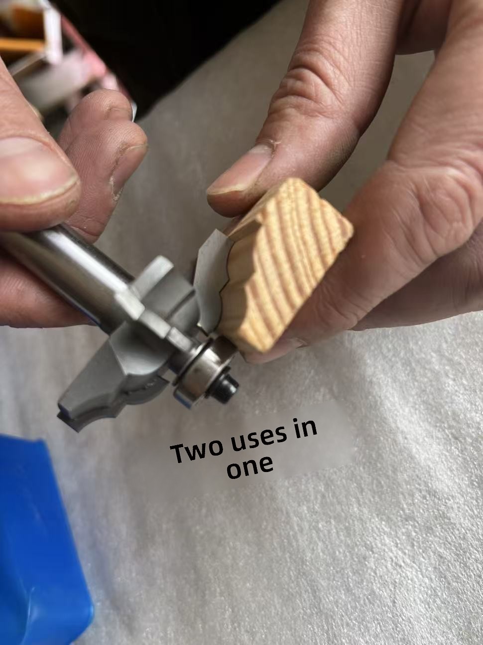 Baseboard Molding Trim - Fraise à rainurer 2-en-1 à 4