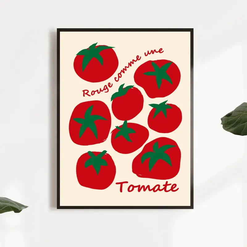 Moderne coloré rouge tomates m - Wall Texture Spray avis et prix