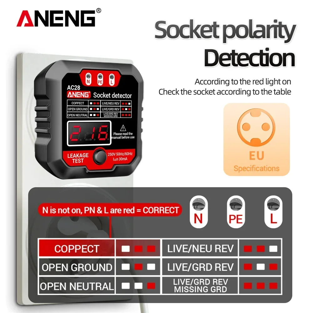 Testeur de puissance numérique - Circuit Breaker Finder avis et prix