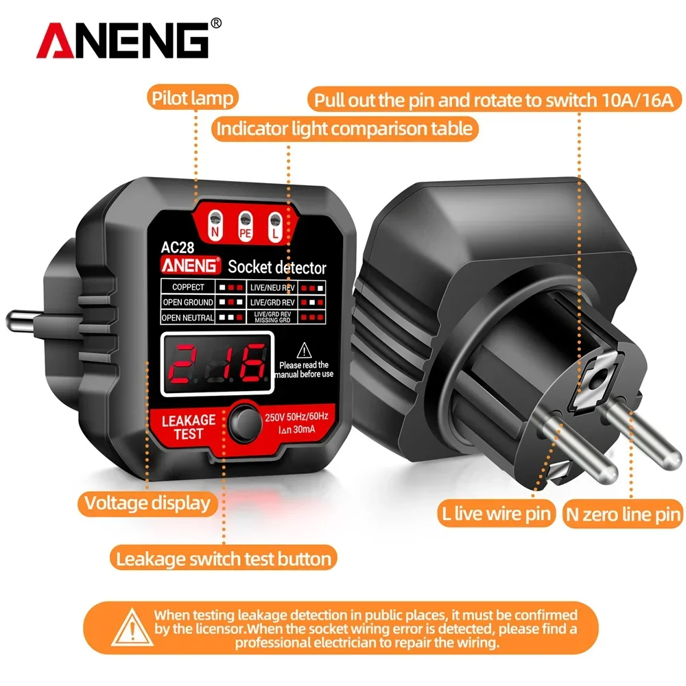 Testeur de puissance numérique - Circuit Breaker Finder avis et prix
