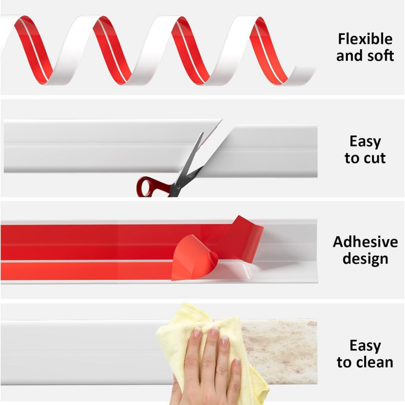 1 Rouleau de 3 mètres x 2 cm d - Baseboard Molding Trim avis et prix