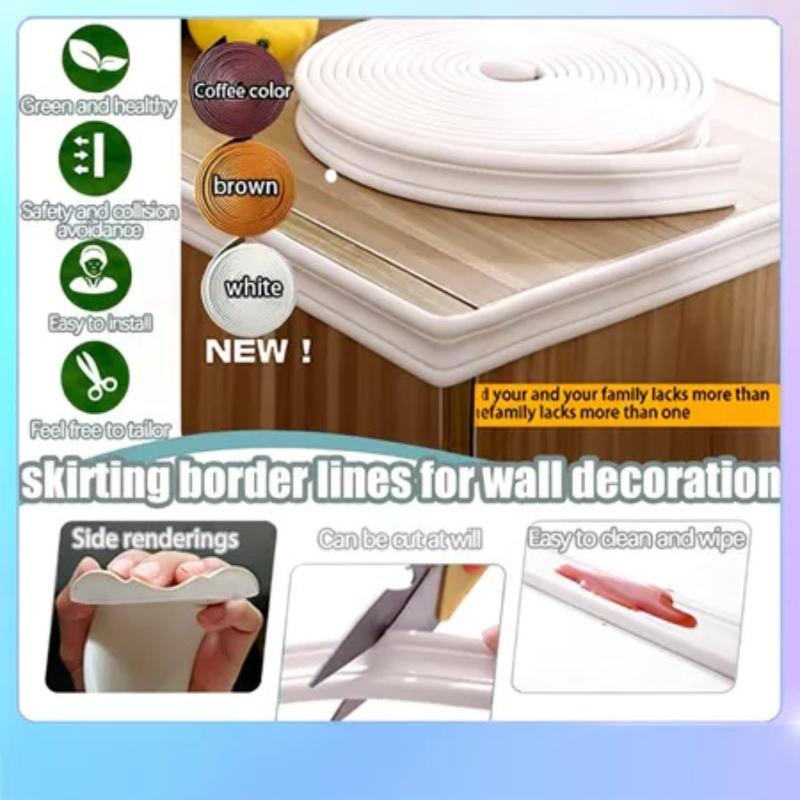 Bande décorative murale souple - Baseboard Molding Trim avis et prix