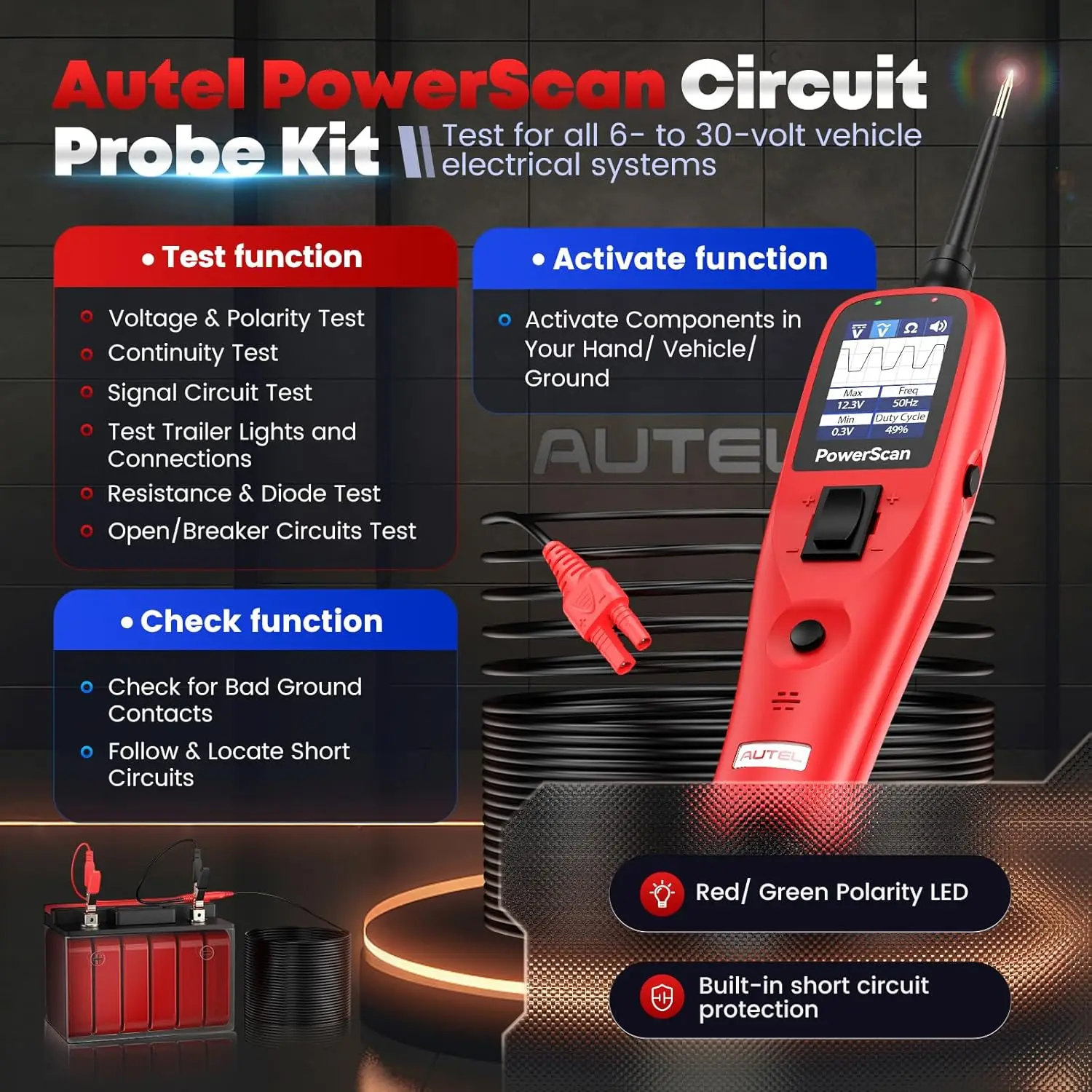 Testeur de circuit automobile  - Circuit Breaker Finder avis et prix
