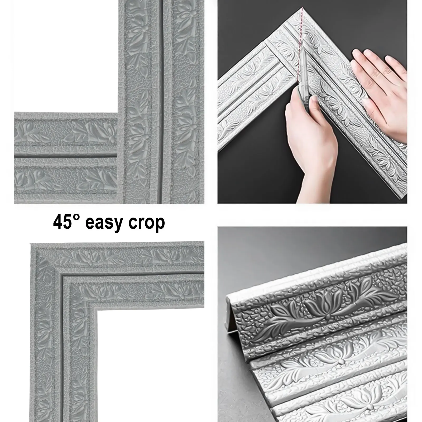 Autocollants muraux 3D impermé - Baseboard Molding Trim avis et prix