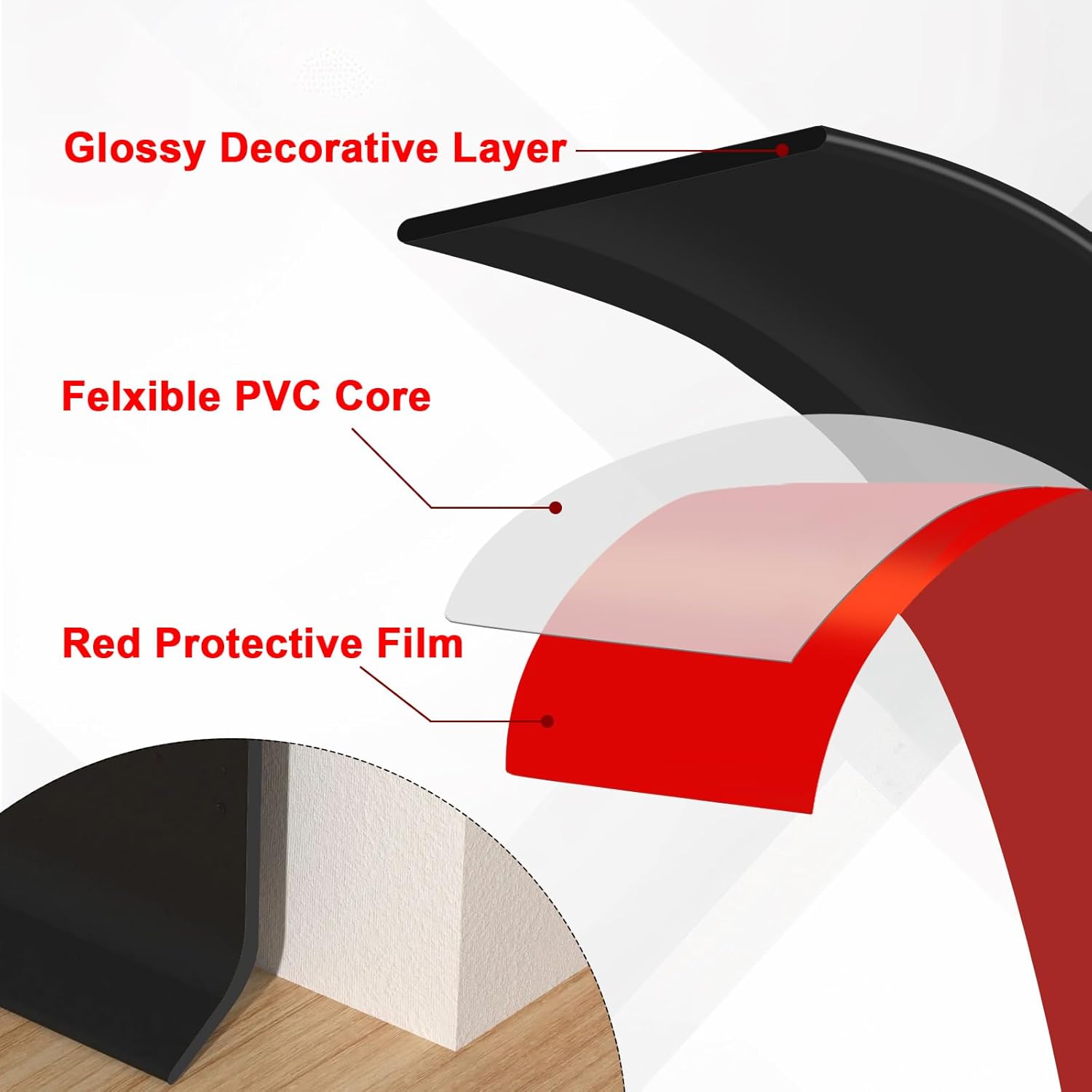Moulage de base de mur en caou - Baseboard Molding Trim avis et prix