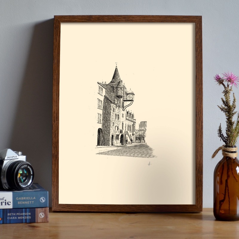 Affiche vintage du Château d'É - Wall Texture Spray avis et prix